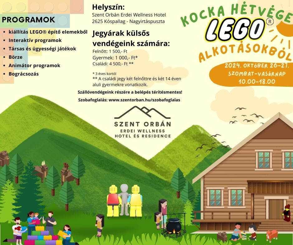 Kocka hétvége – kiállítás LEGO alkotásokból